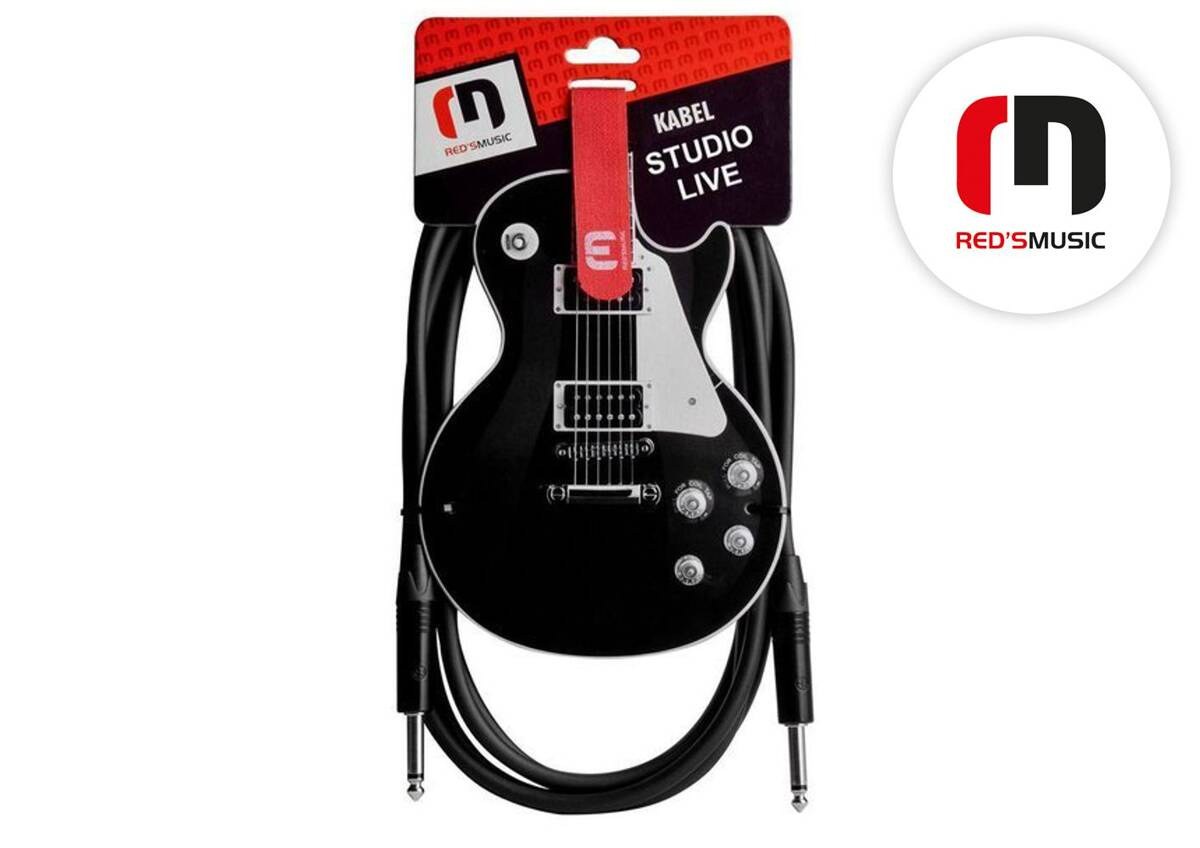 Kabel instrumentalny Reds Music GCN 21 30 LIVE Jack 6,3mm 3m