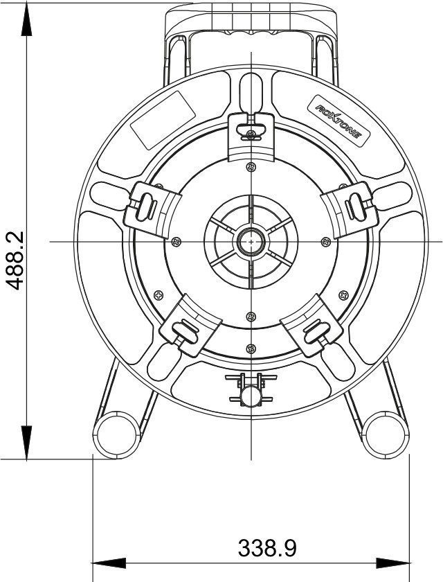 Bęben do kabla Roxtone PCD380