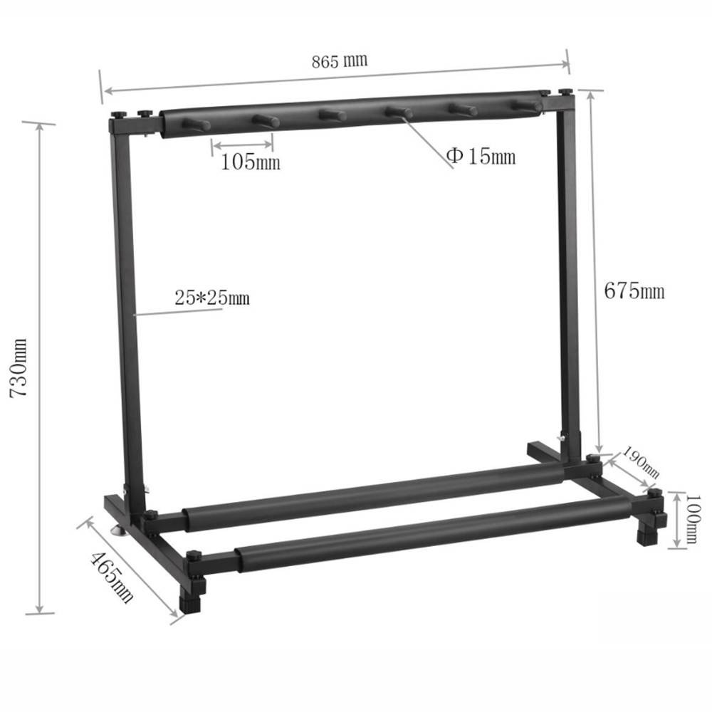 Statyw gitarowy na 5 gitar KA-LINE STAND ZSJ-75