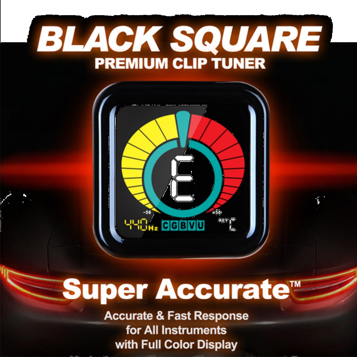 Tuner J&H Technology Black Square