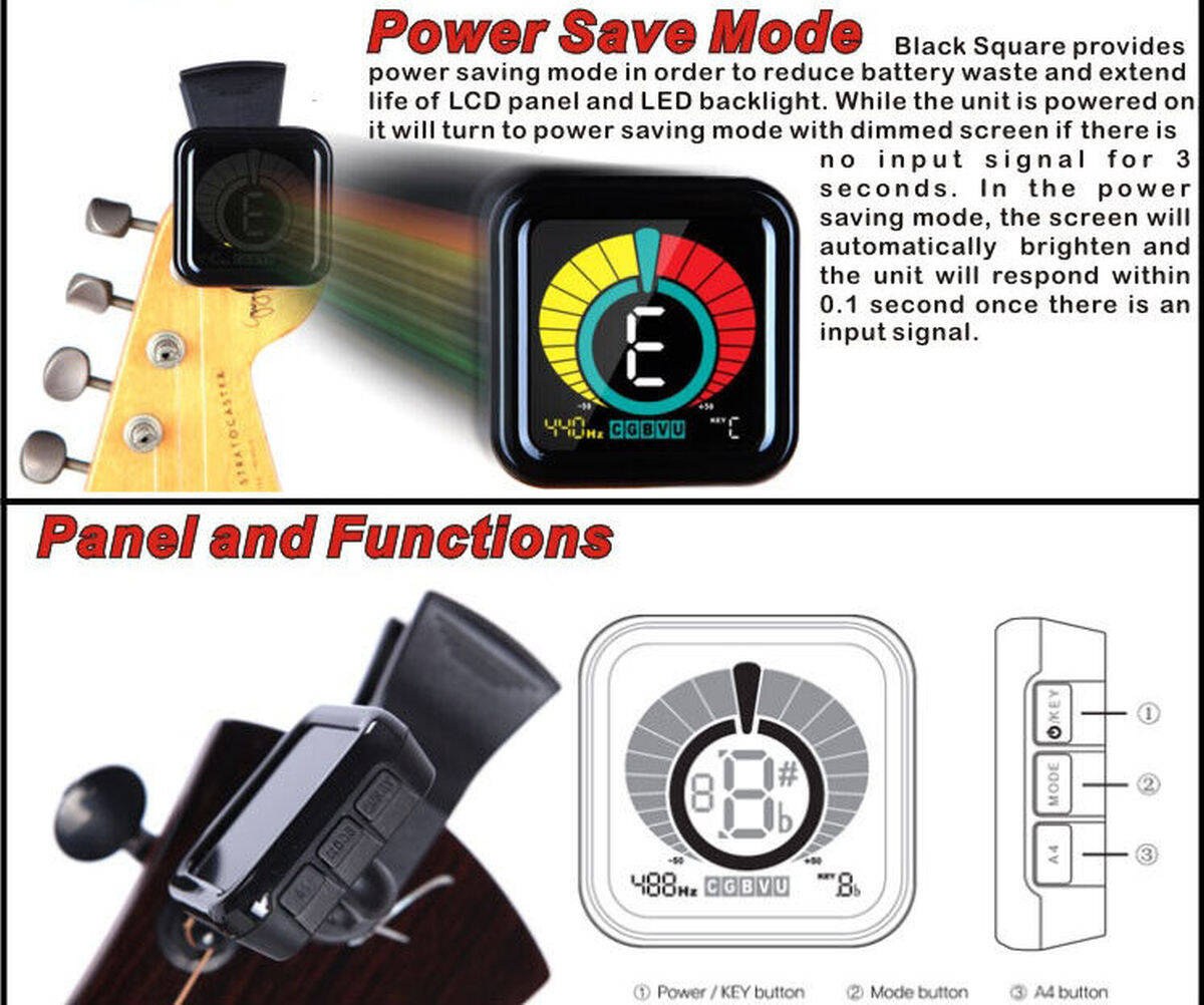 Tuner J&H Technology Black Square