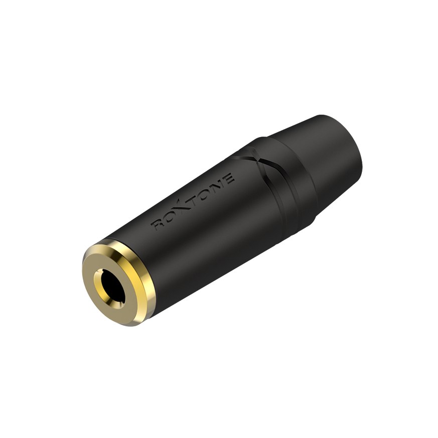 Gniazdo Jack 3.5mm na kabel Roxtone RMJ3FPP-65-BG