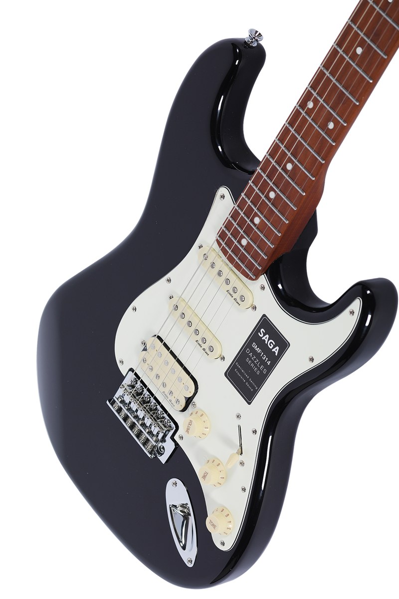 Gitara elektryczna SAGA SMF1314H BK (HSS)