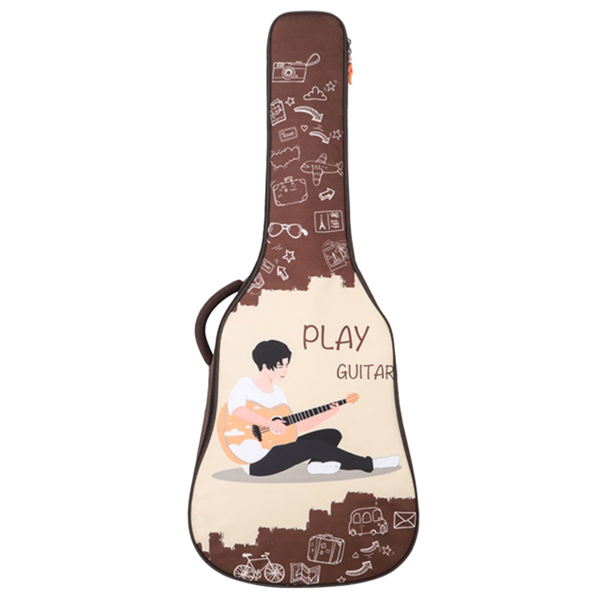 Pokrowiec na gitarę akustyczną Hard Bag B-1913-41" Coffe