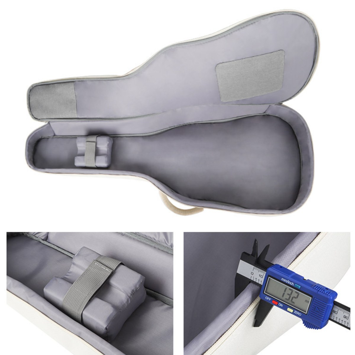 Pokrowiec na gitarę akustyczną Hard Bag B-1913-41" Coffe