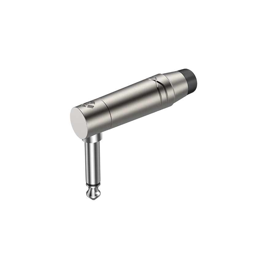 Wtyk typu Jack kątowy mono Roxtone RJ2RPP-BK-NN