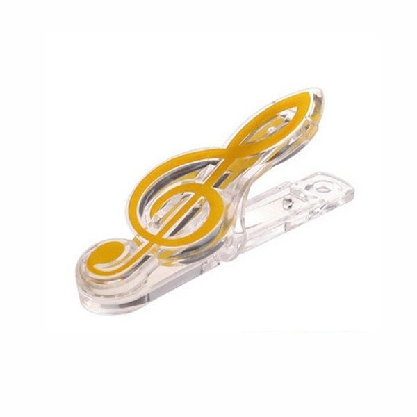 Klips do papieru nut Kera-Audio CLIP CLEF żółty