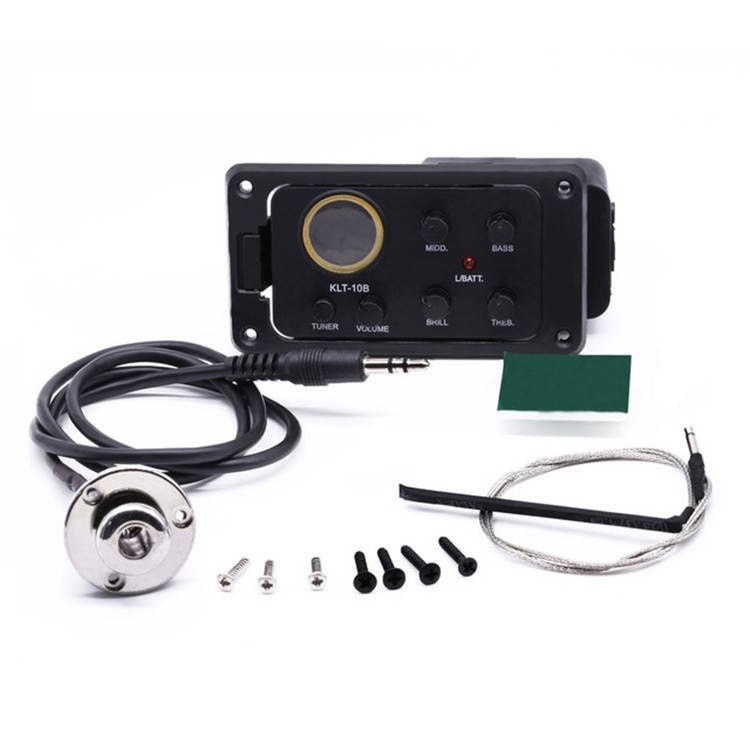 Pickup aktywny do gitary z tunerem zestaw Kera Audio KLT-10B