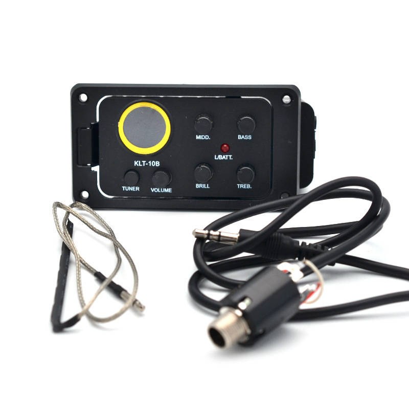 Pickup aktywny do gitary z tunerem zestaw Kera Audio KLT-10B