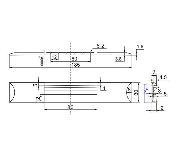 Mostek do gitary klasycznej Kera Audio CL-MG