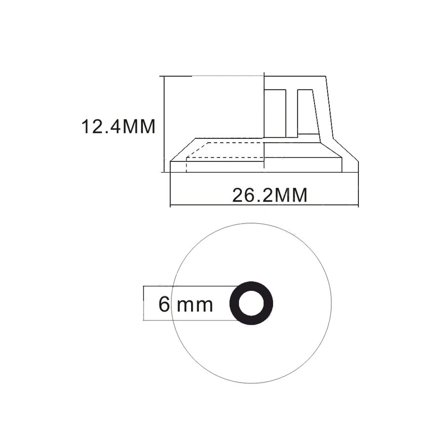 Gałka do gitary Kera Audio GLP0550 Czarny/Złoty
