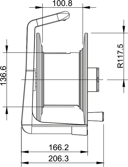 Bęben do kabla Roxtone PCD235