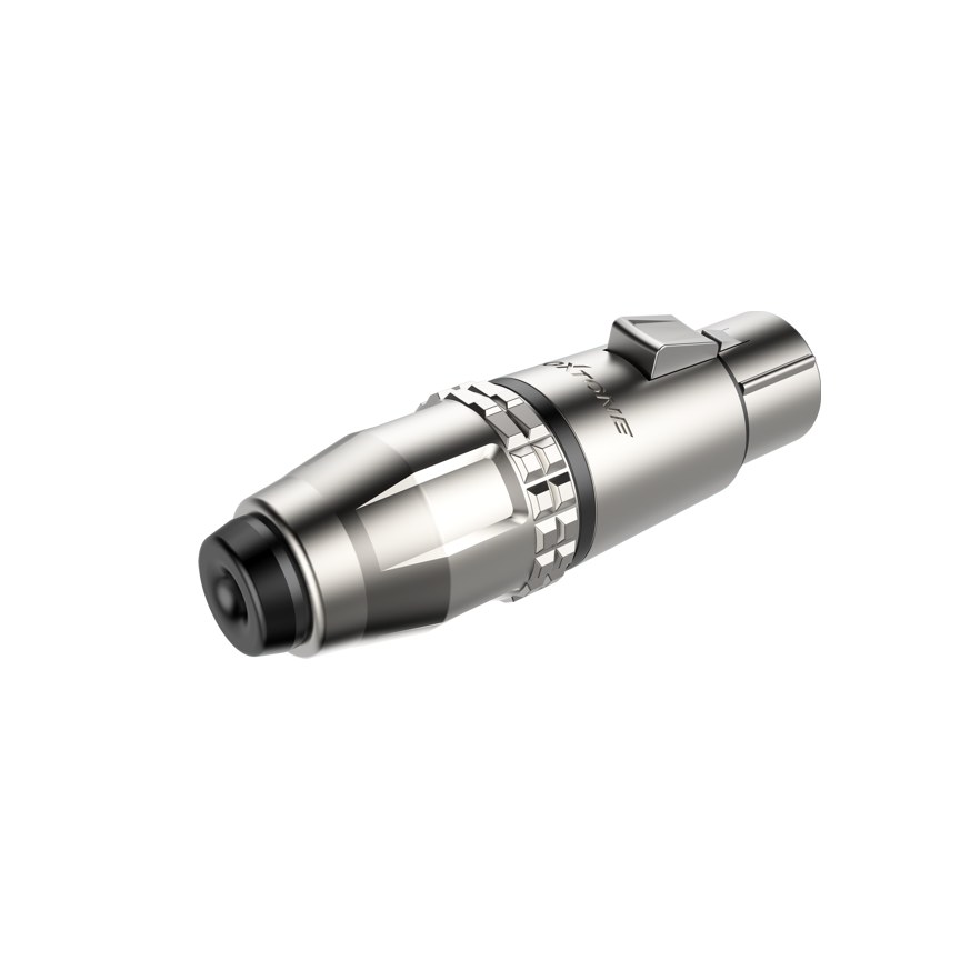 Złącze wodoodporne IP67 typu XLR Roxtone RX3FWP-NG