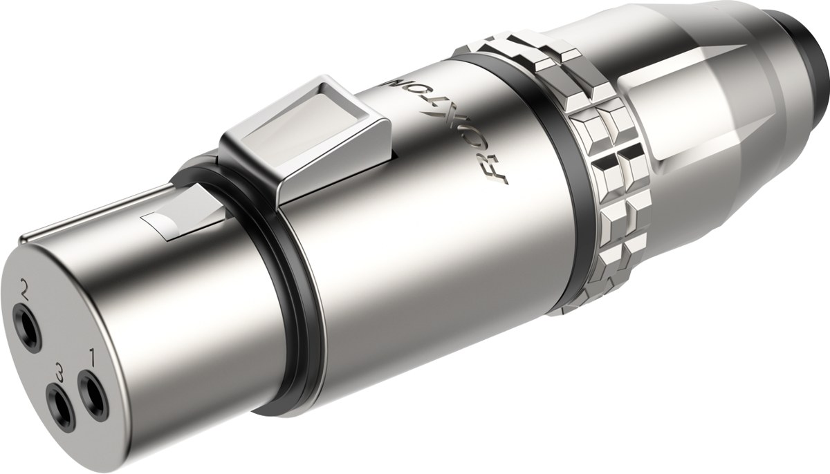 Złącze wodoodporne IP67 typu XLR Roxtone RX3FWP-NG