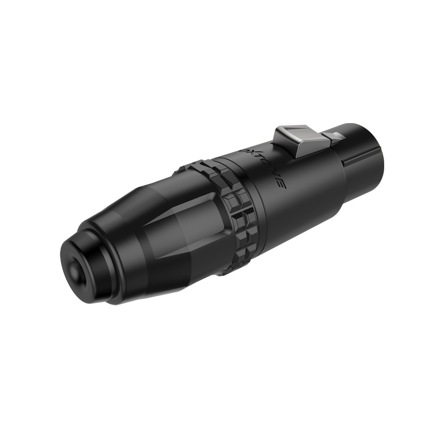 Złącze wodoodporne IP67 typu XLR Roxtone RX3MWP-BG