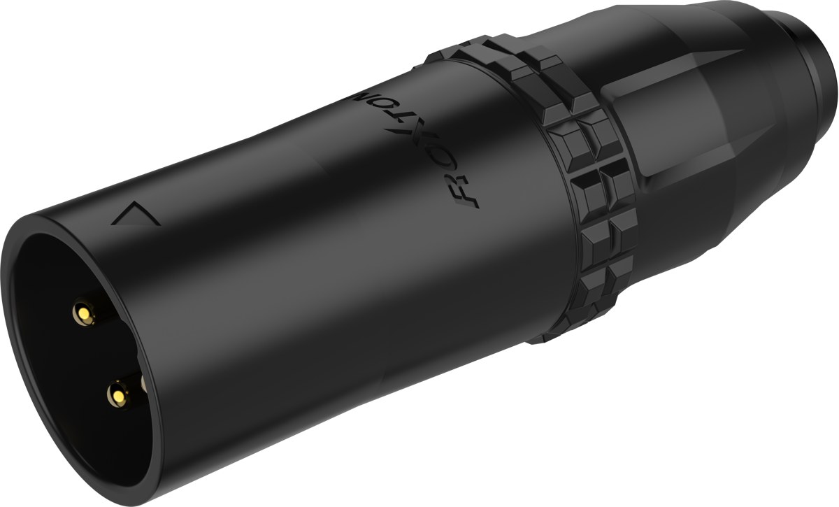 Złącze wodoodporne IP67 typu XLR Roxtone RX3MWP-BG