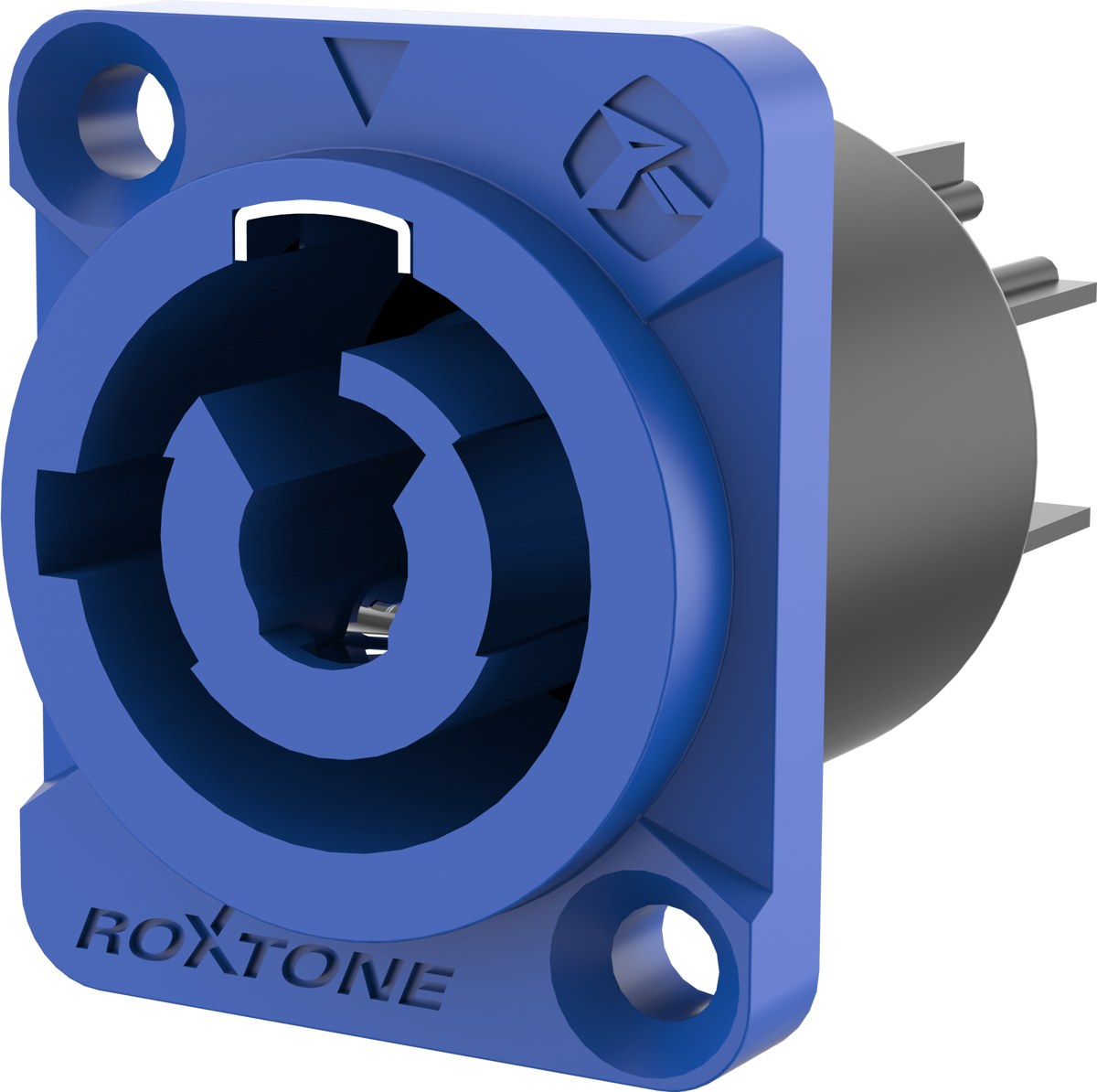 Gniazdo zasilania tablicowe panelowe power-in Roxtone RAC3MPI