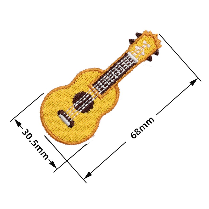 Przypinka ukulele Kera Audio AS-007 Brązowa