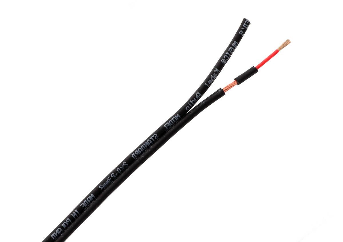 Kabel audio REDS MUSIC INS2-S 100 (STRONGER) - 2 x 0.23mm² — cena za 1 m