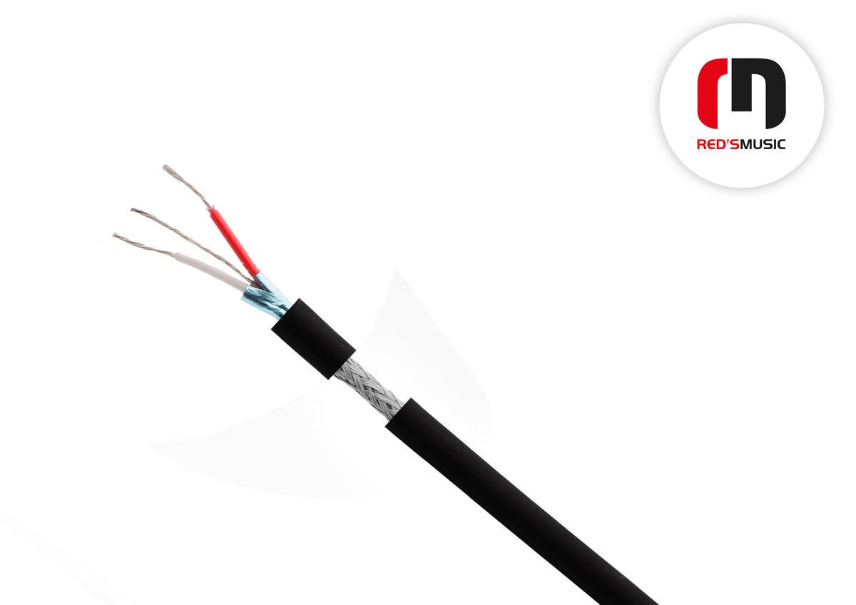 Kabel DMX REDS MUSIC XLR M - XLR F DX0110 BX 1m