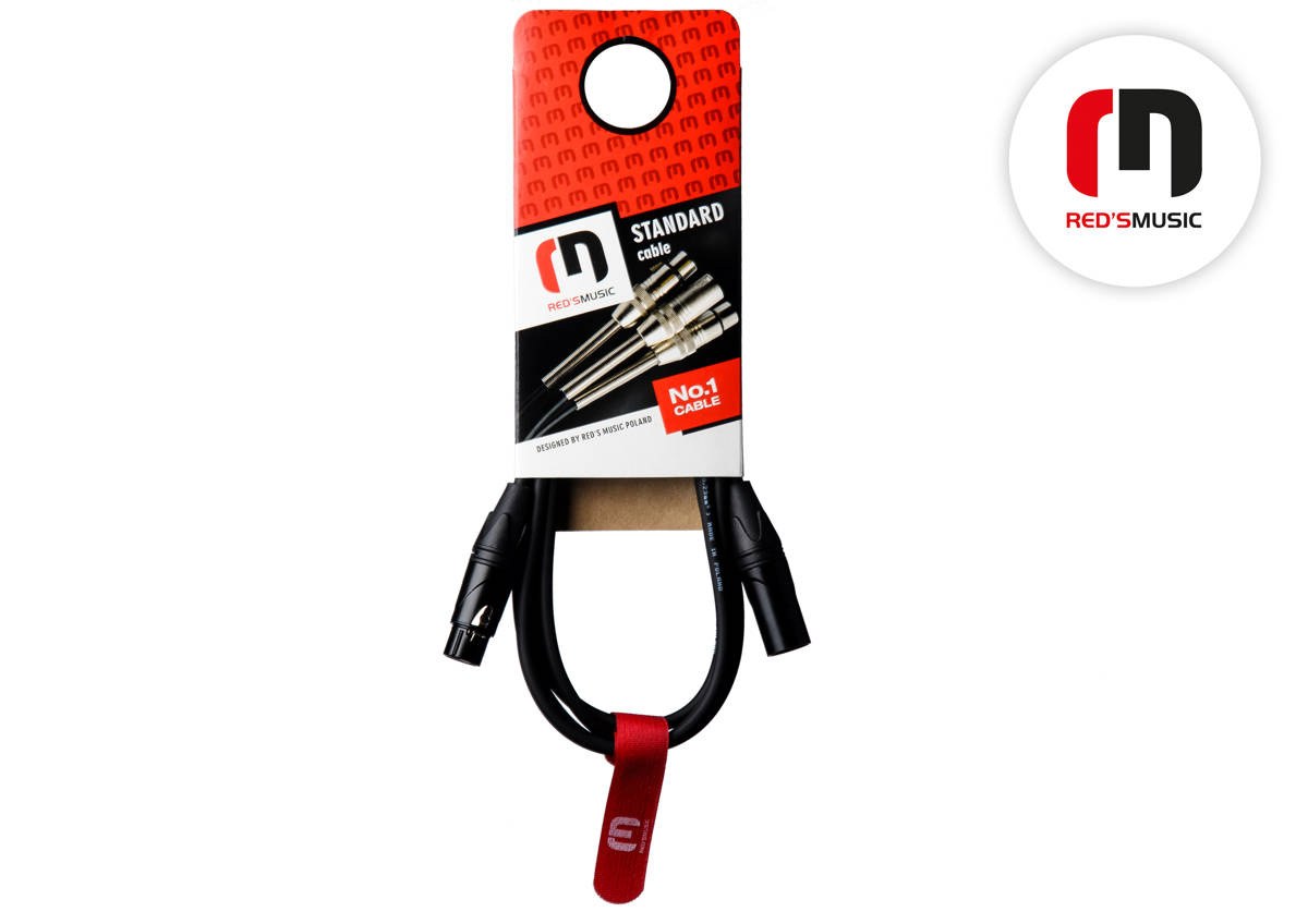 Kabel DMX REDS MUSIC XLR M - XLR F DX0130 BX 3m