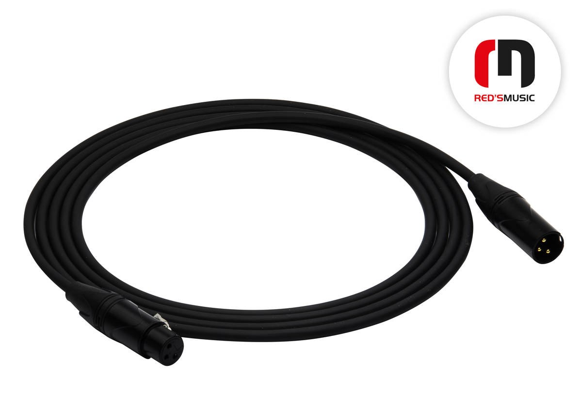Kabel DMX REDS MUSIC XLR M - XLR F DX0150 BX 5m