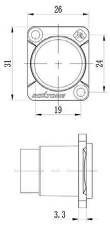 Gniazdo USB typu C Roxtone RAUCD