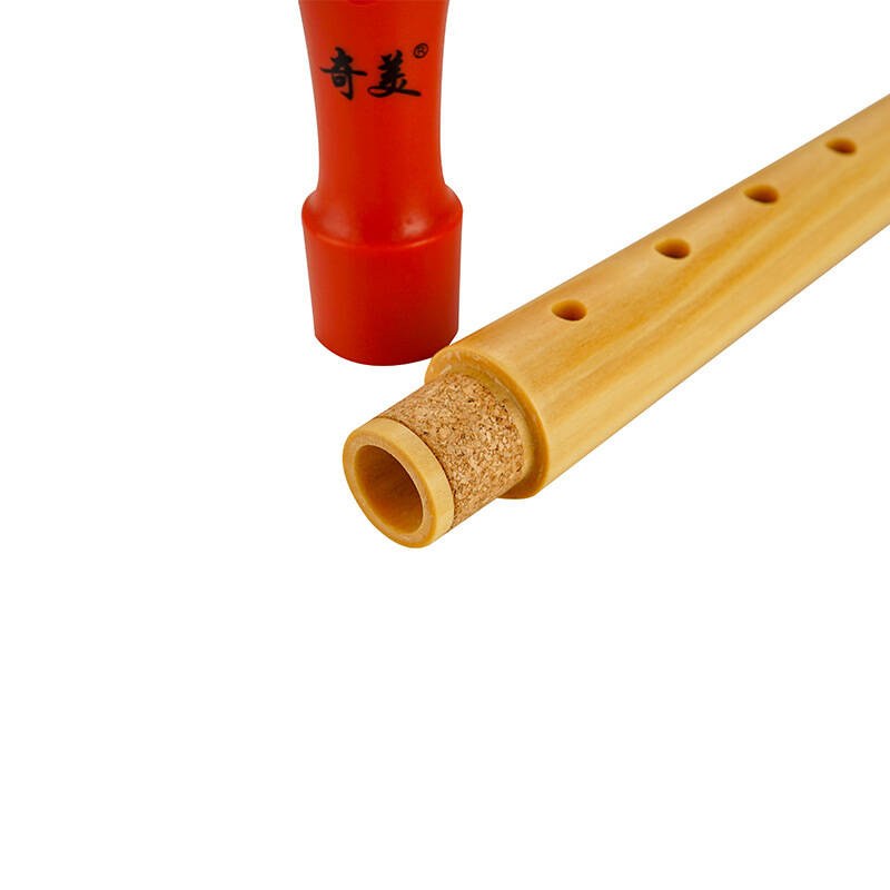 Flet prosty drewniany sopranowy QM8A-28G-Red