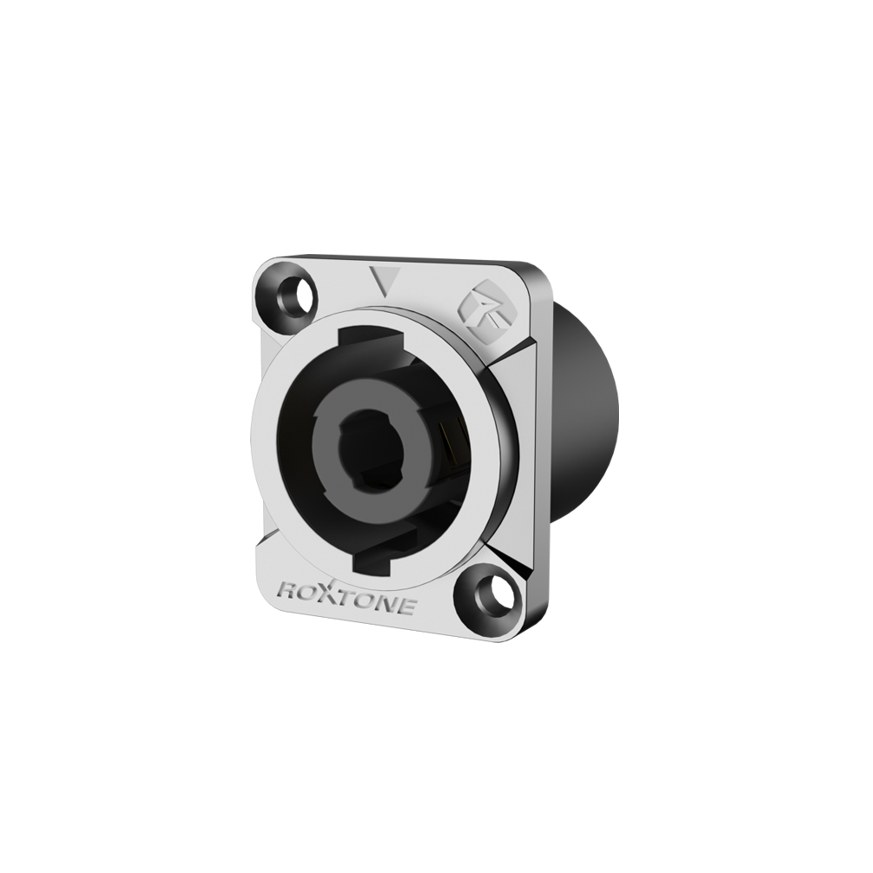 Gniazdo głośnikowe tablicowe panelowe 4-pin IP66 Roxtone RS4MD-WP-T