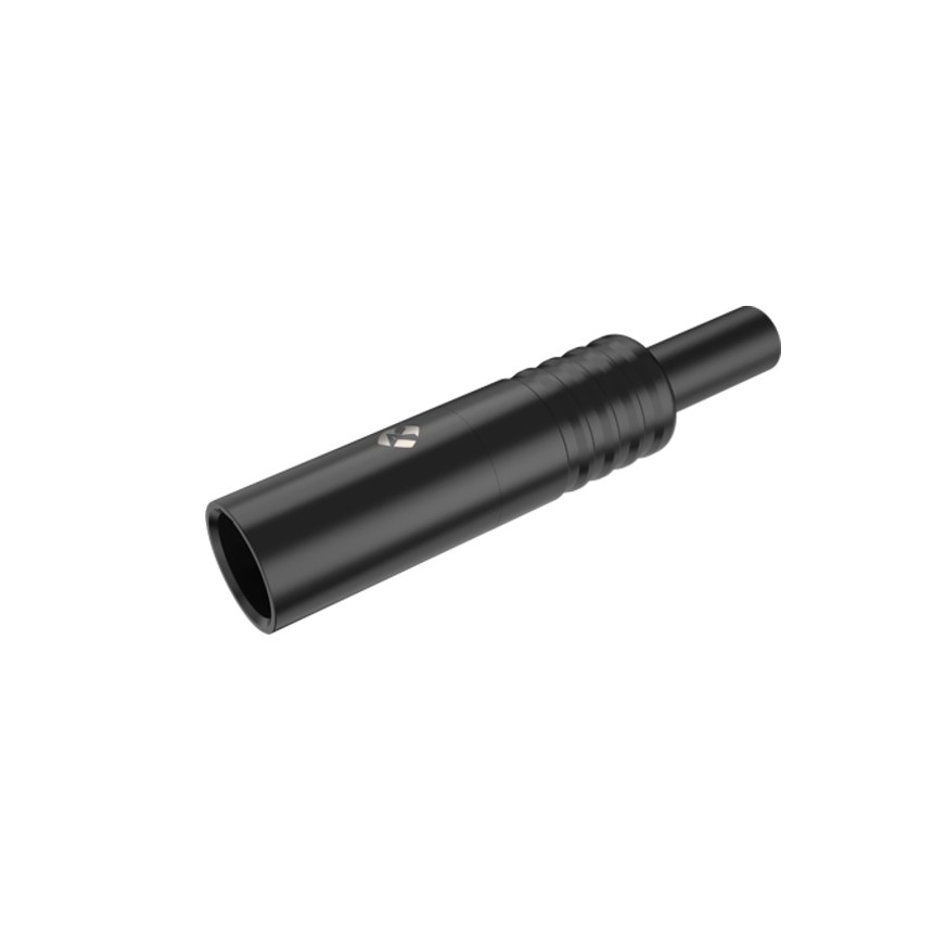 Złącze kabla Mini XLR męskie 3-pinowe Roxtone RMX3M-B