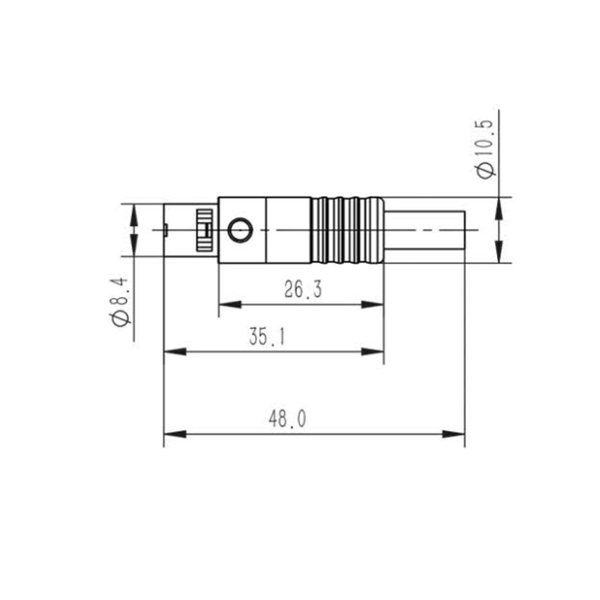 Złącze kabla Mini XLR żeński 3-pinowe Roxtone RMX3F-B