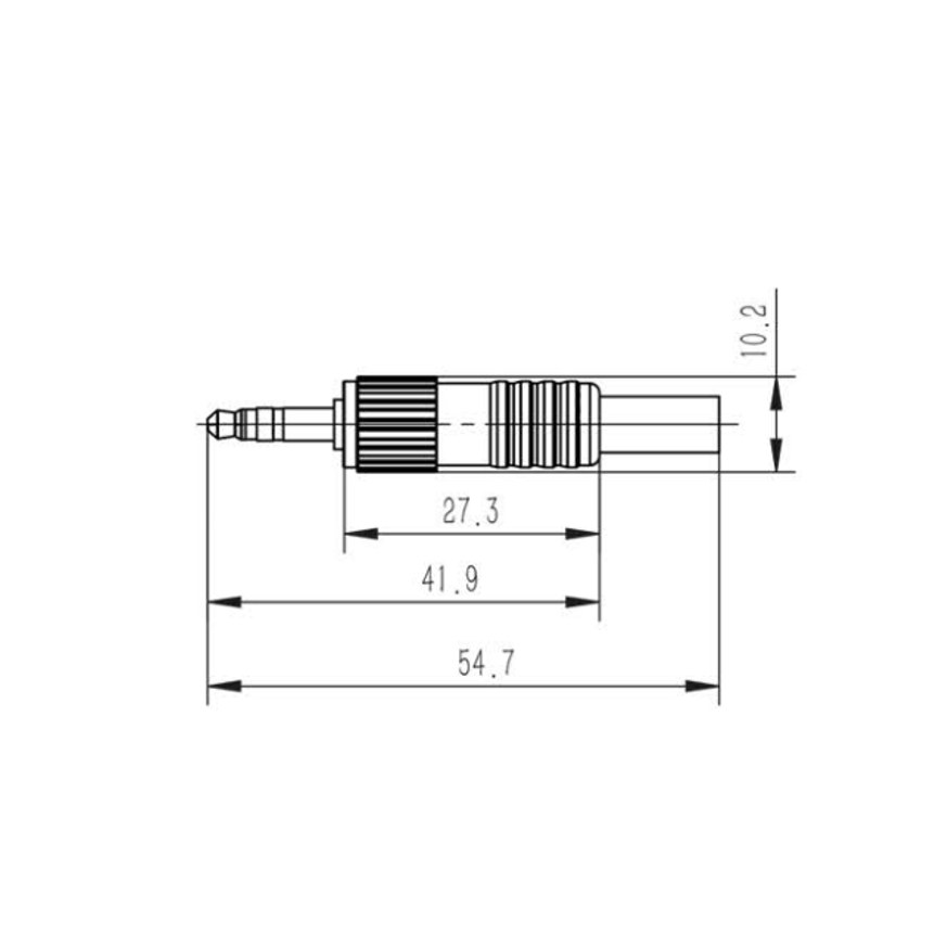 Wtyk typu Jack 3.5mm stereo Roxtone RMJ3PL-B