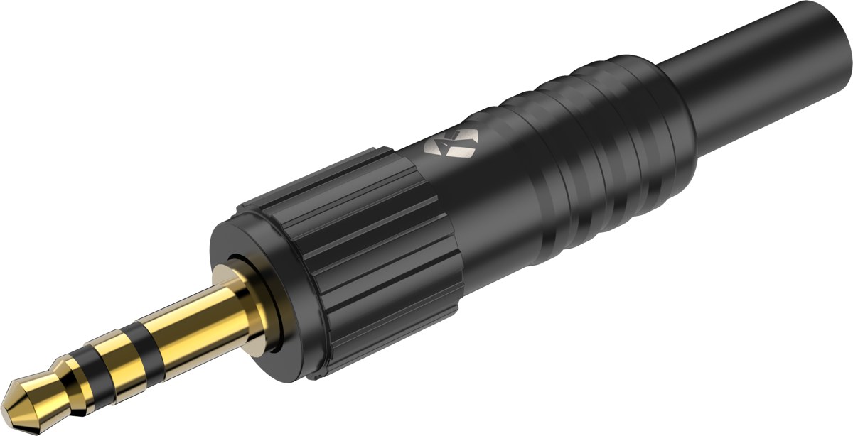 Wtyk typu Jack 3.5mm stereo Roxtone RMJ3PL-B