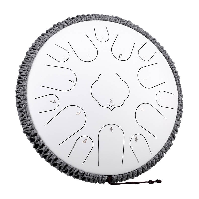 Lotus drum 14" 15 ton Hluru-Wangyou TWR15-14-White