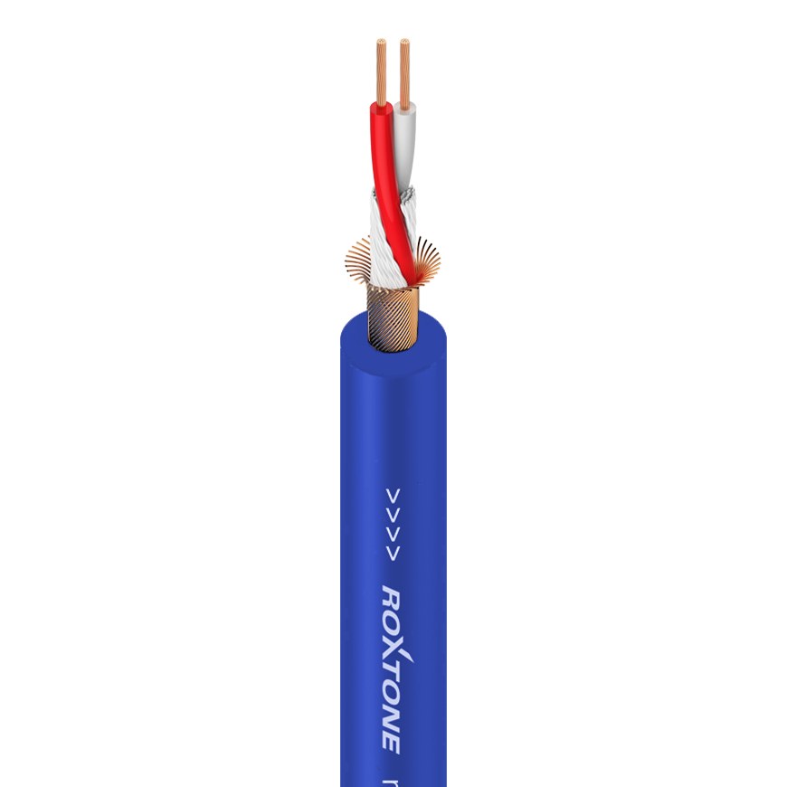 Kabel mikrofonowy Roxtone MC002-100m-BL — cena za 1 m