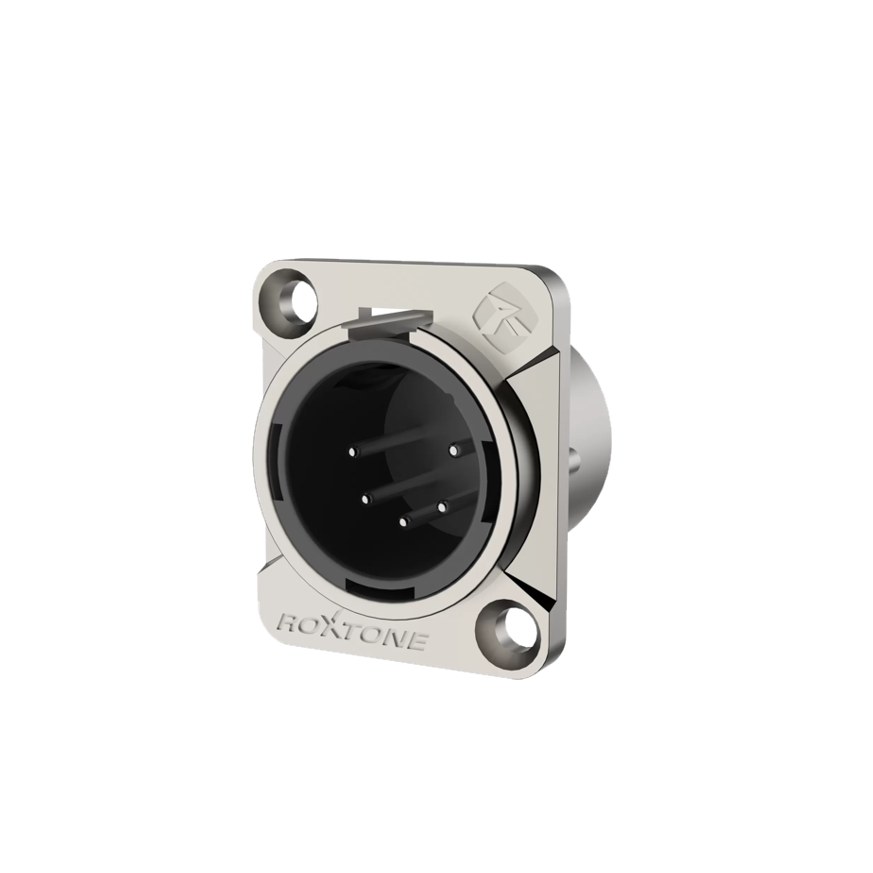 Gniazdo tablicowe panelowe Roxtone XLR RX5MD-NT