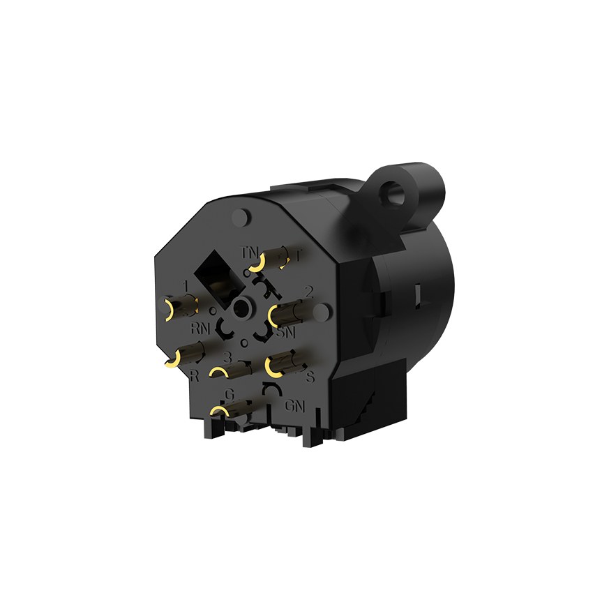 Gniazdo tablicowe panelowe combo XLR JACK 6.3 Roxtone XLR RC6FS