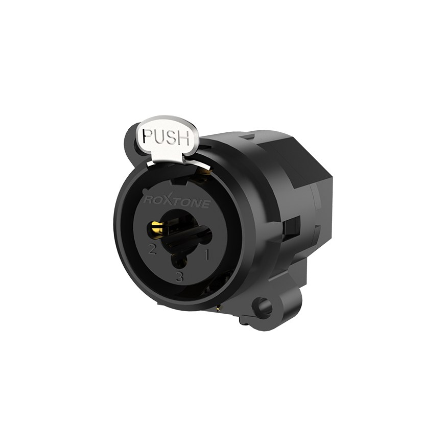 Gniazdo tablicowe panelowe combo XLR JACK 6.3 Roxtone XLR RC6FS
