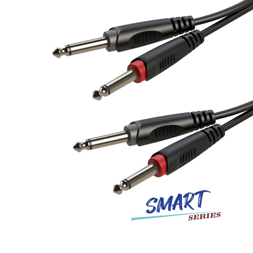 Kabel audio 2x Jack 6.3mm / 2x Jack 6.3mm 3m Roxtone SACC100L3