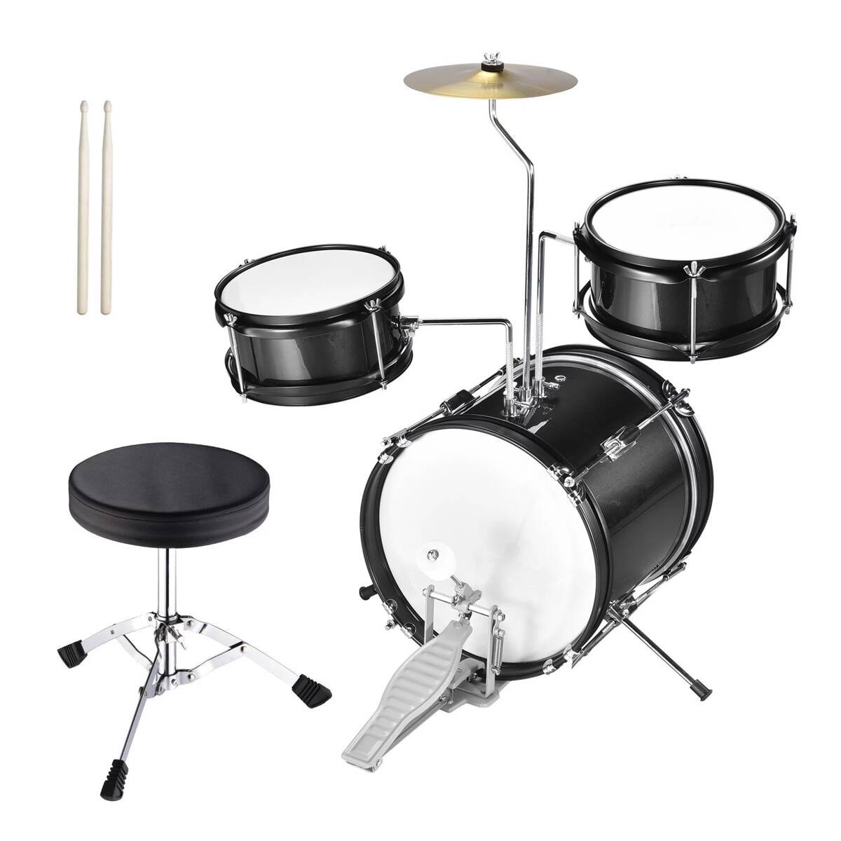 Zestaw perkusyjny dla dzieci Kera Audio ZPD-3-Black