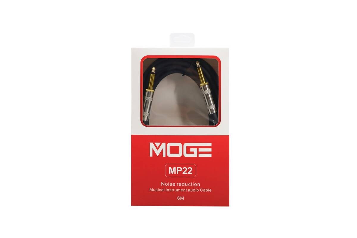Kabel instrumentalny Moge MP22-6 Black