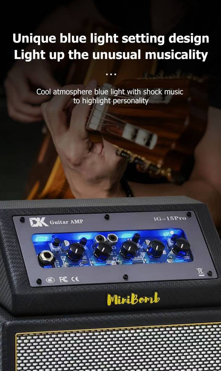Wzmacniacz do gitary elektrycznej DK Technology iG-15Pro