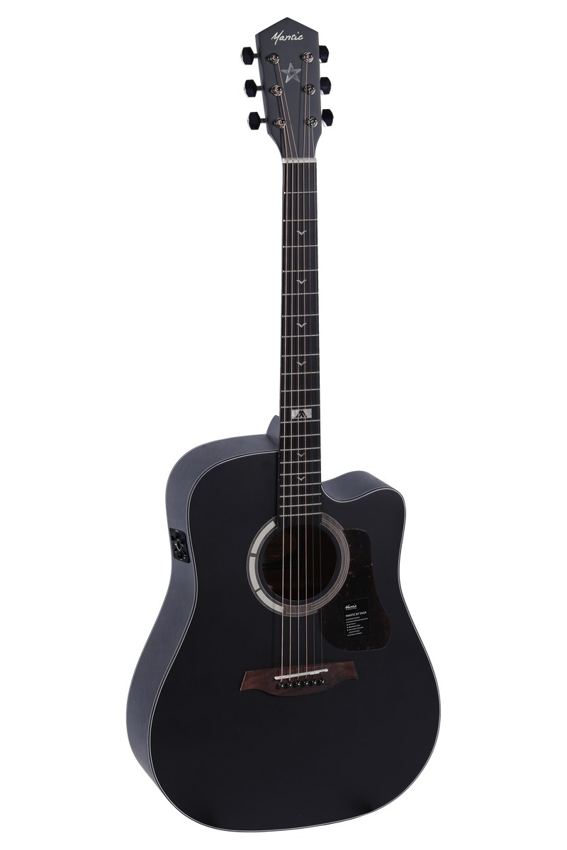 Gitara elektro-akustyczna Mantic GT-1DCE BK