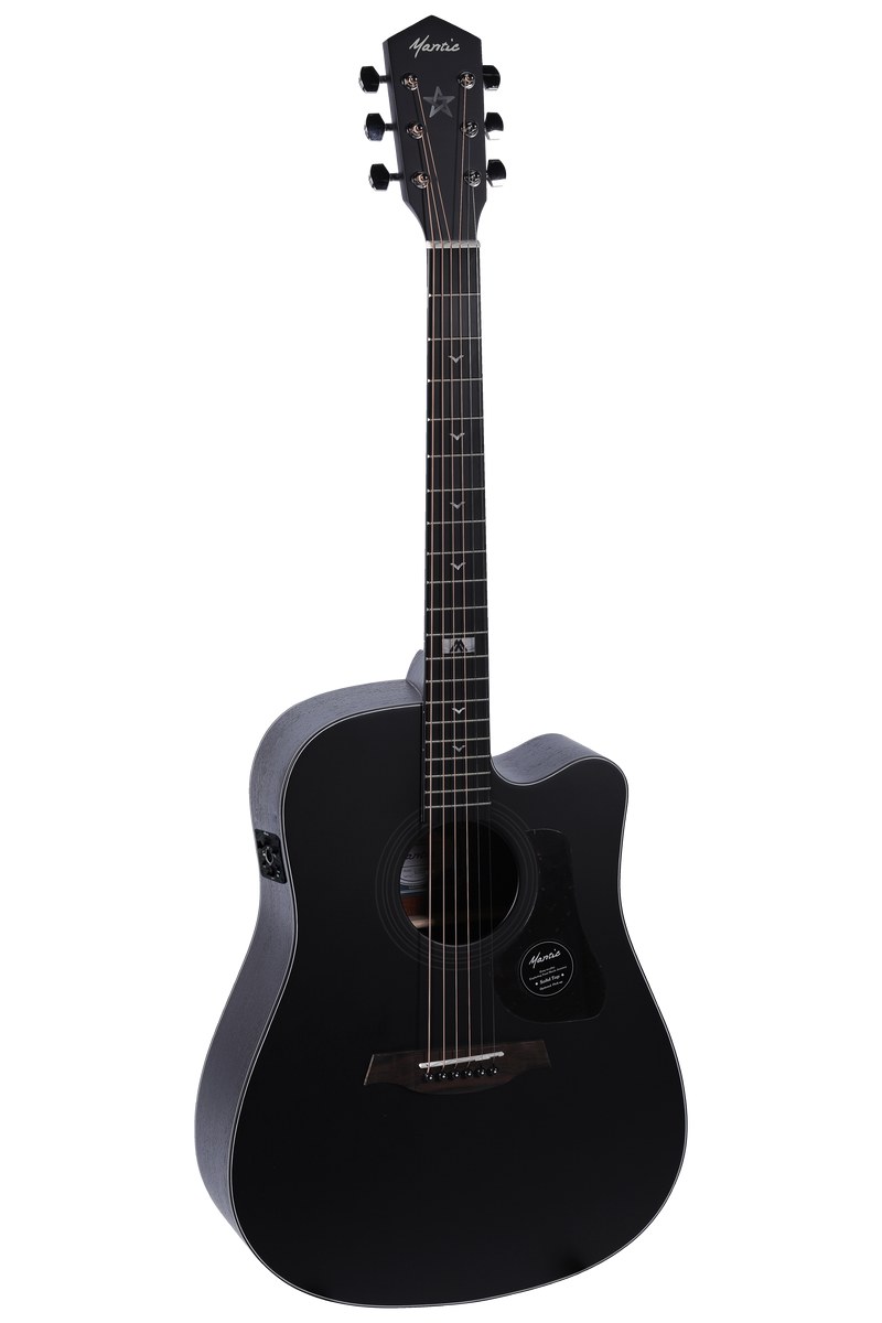 Gitara elektro-akustyczna Mantic GT-10DCE BK
