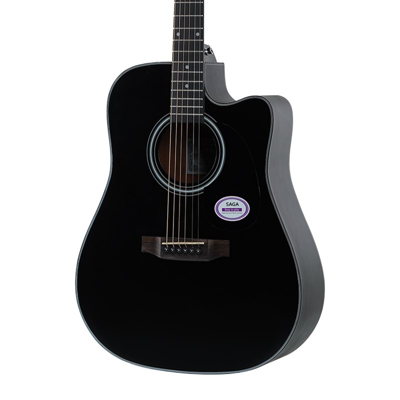 Gitara akustyczna SAGA SF600C BK