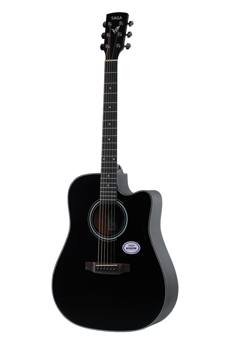Gitara akustyczna SAGA SF600C BK