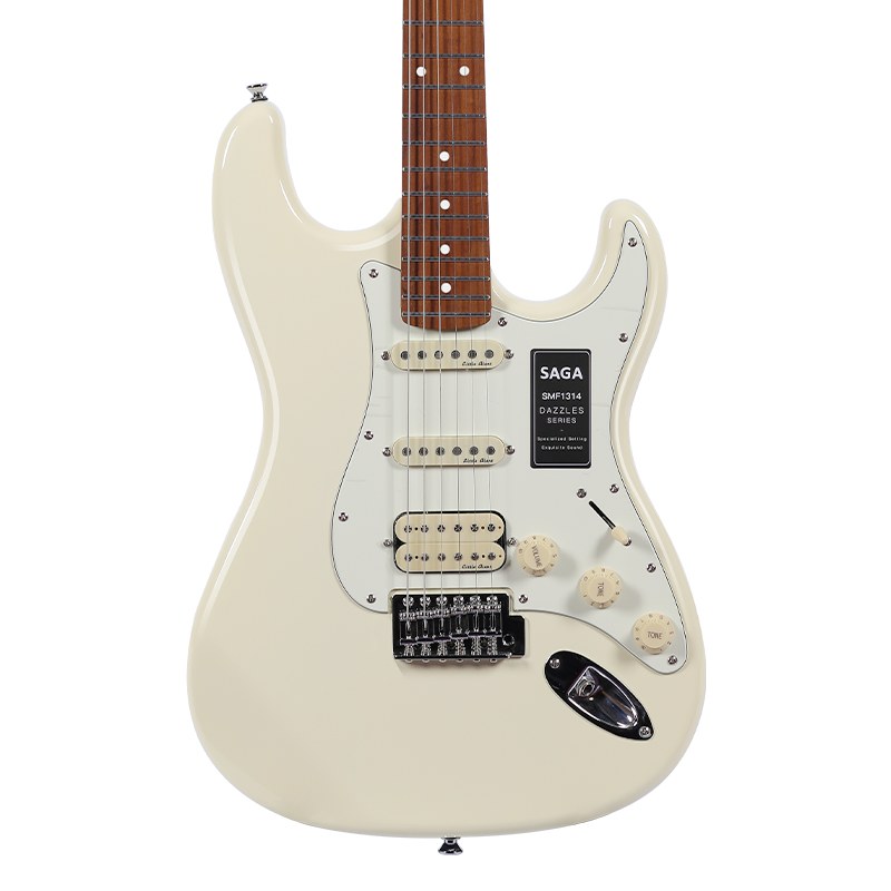 Gitara elektryczna SAGA SMF1314H WH (HSS)