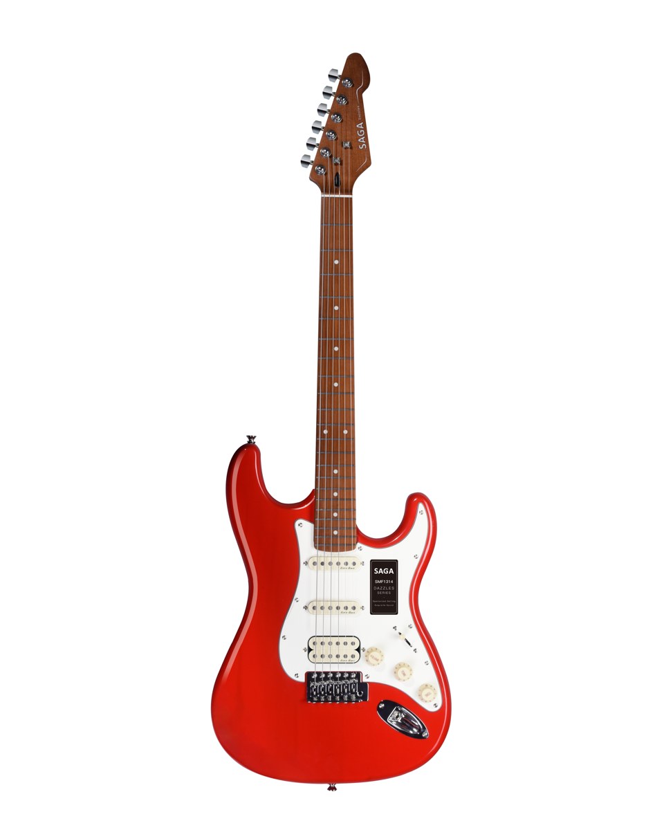 Gitara elektryczna SAGA SMF1314H RD (HSS)