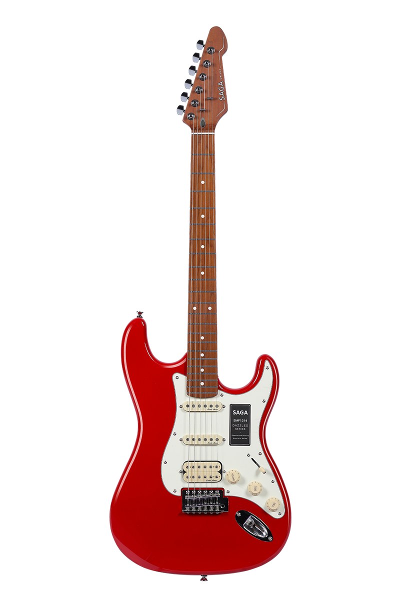 Gitara elektryczna SAGA SMF1314H RD (HSS)