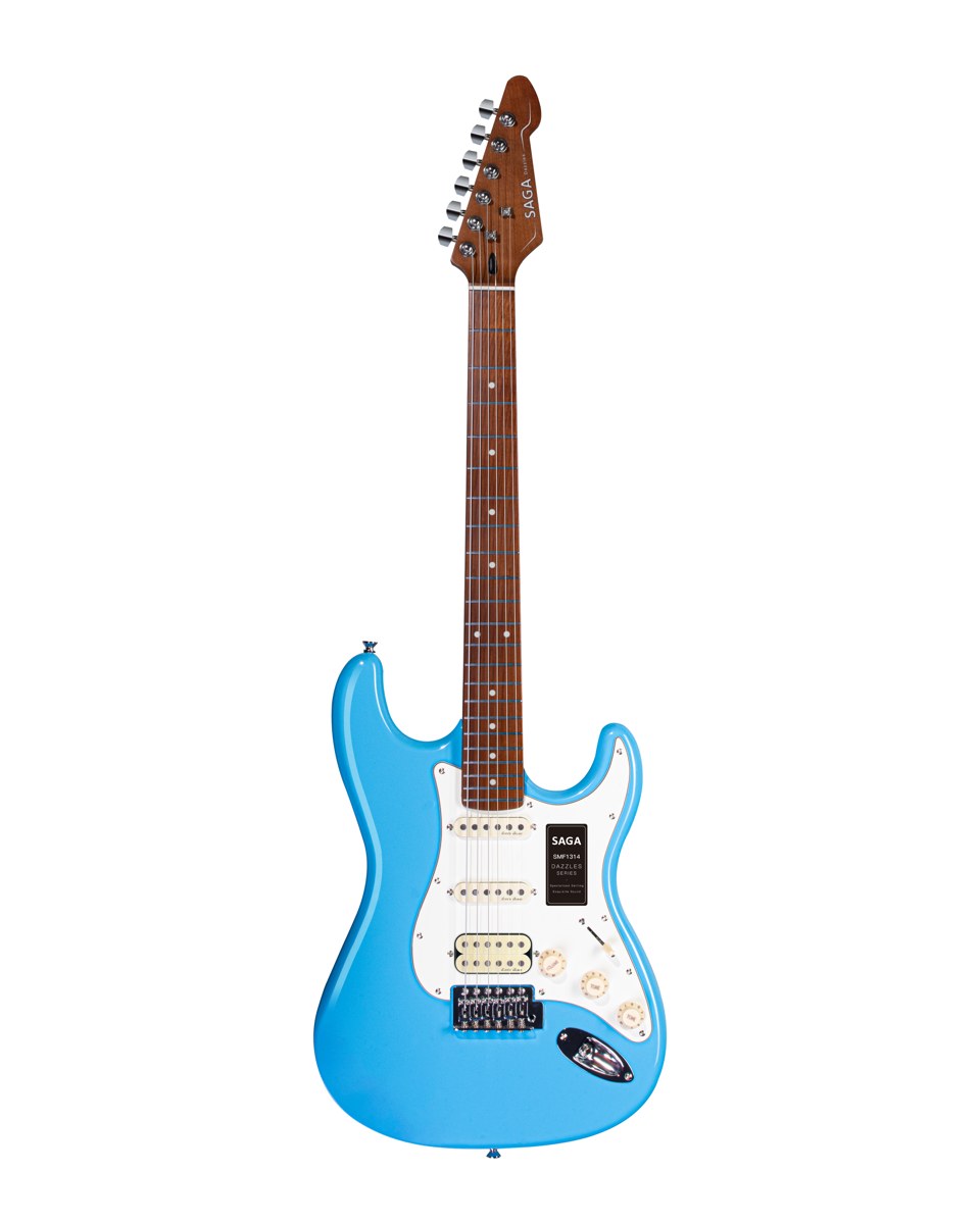 Gitara elektryczna SAGA SMF1314H BL (HSS)